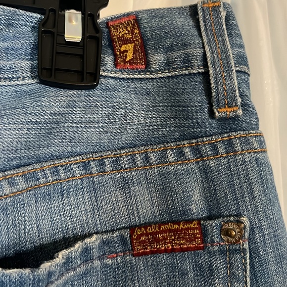 7 for all mankind Button Fly slouchy jeans Women’s Size 32 - Picture 9 of 12